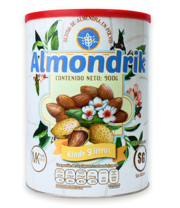 leche de almendras en polvo